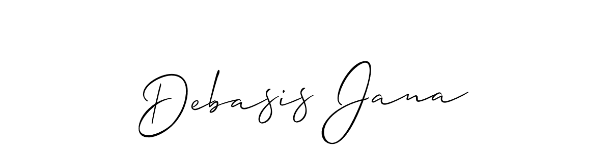 if you are searching for the best signature style for your name Debasis Jana. so please give up your signature search. here we have designed multiple signature styles  using Allison_Script. Debasis Jana signature style 2 images and pictures png