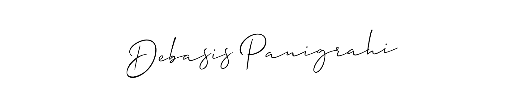 Design your own signature with our free online signature maker. With this signature software, you can create a handwritten (Allison_Script) signature for name Debasis Panigrahi. Debasis Panigrahi signature style 2 images and pictures png