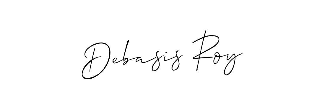 Design your own signature with our free online signature maker. With this signature software, you can create a handwritten (Allison_Script) signature for name Debasis Roy. Debasis Roy signature style 2 images and pictures png