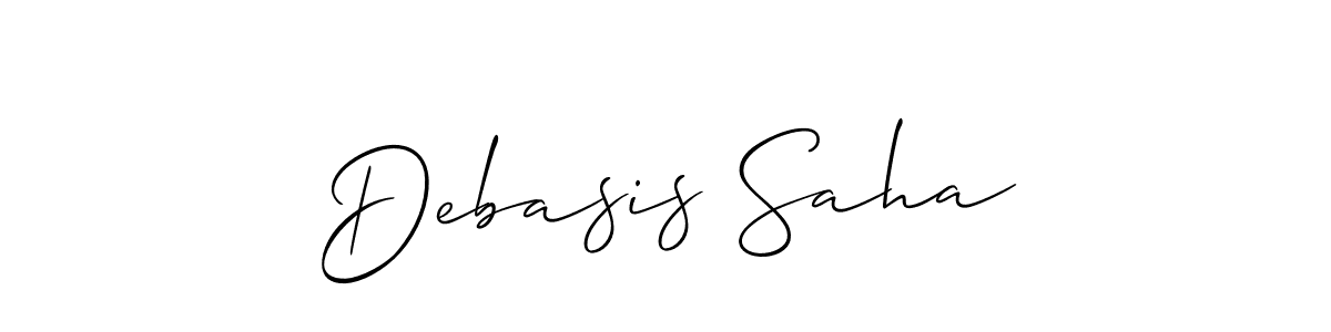 Make a beautiful signature design for name Debasis Saha. Use this online signature maker to create a handwritten signature for free. Debasis Saha signature style 2 images and pictures png