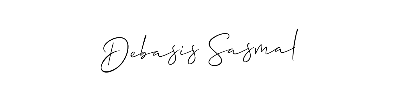 if you are searching for the best signature style for your name Debasis Sasmal. so please give up your signature search. here we have designed multiple signature styles  using Allison_Script. Debasis Sasmal signature style 2 images and pictures png