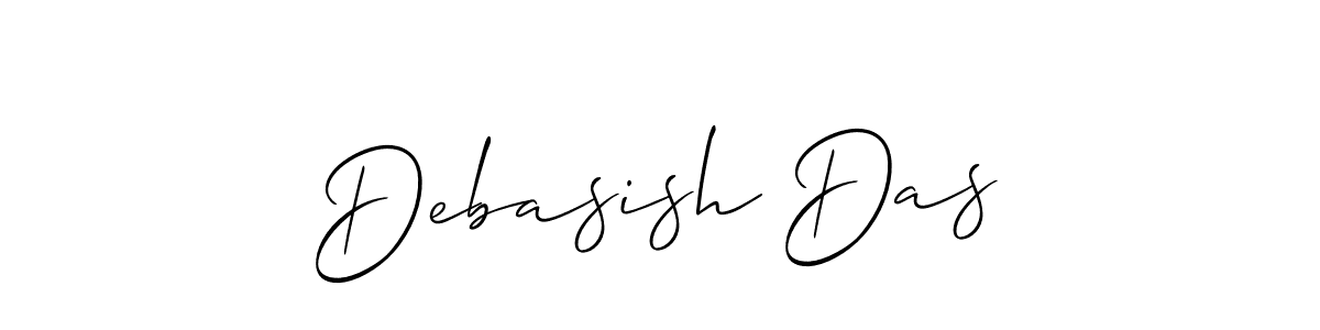 You should practise on your own different ways (Allison_Script) to write your name (Debasish Das) in signature. don't let someone else do it for you. Debasish Das signature style 2 images and pictures png