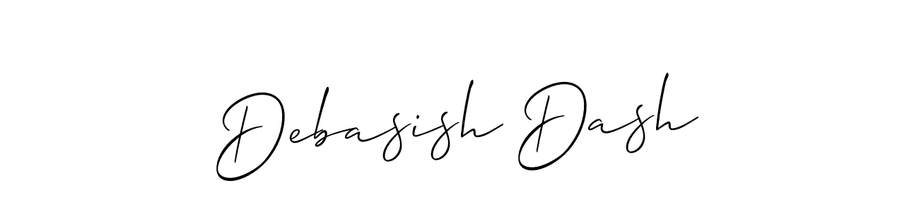 How to Draw Debasish Dash signature style? Allison_Script is a latest design signature styles for name Debasish Dash. Debasish Dash signature style 2 images and pictures png