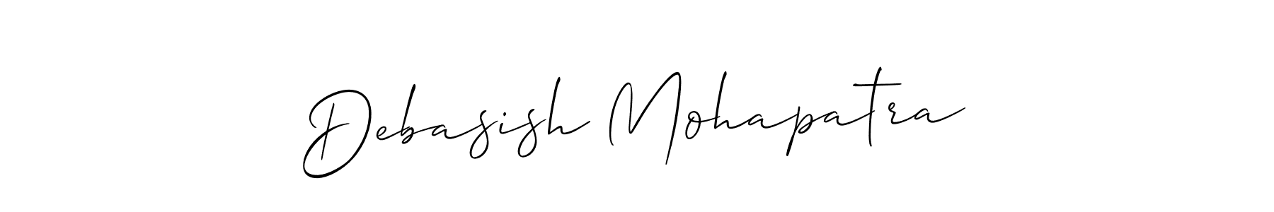 How to make Debasish Mohapatra signature? Allison_Script is a professional autograph style. Create handwritten signature for Debasish Mohapatra name. Debasish Mohapatra signature style 2 images and pictures png