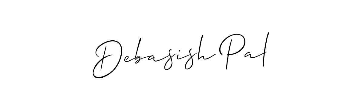 How to Draw Debasish Pal signature style? Allison_Script is a latest design signature styles for name Debasish Pal. Debasish Pal signature style 2 images and pictures png