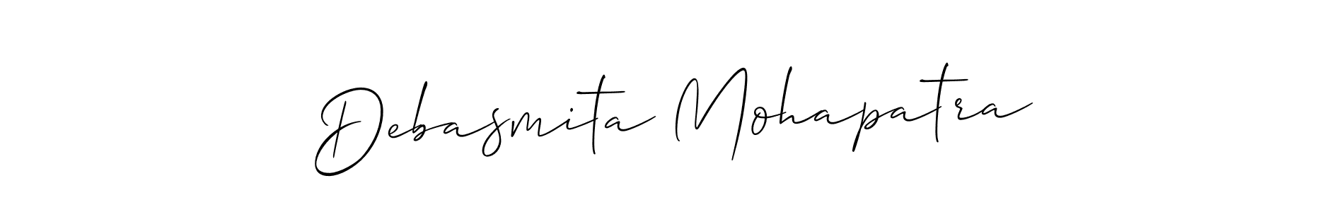 Also we have Debasmita Mohapatra name is the best signature style. Create professional handwritten signature collection using Allison_Script autograph style. Debasmita Mohapatra signature style 2 images and pictures png