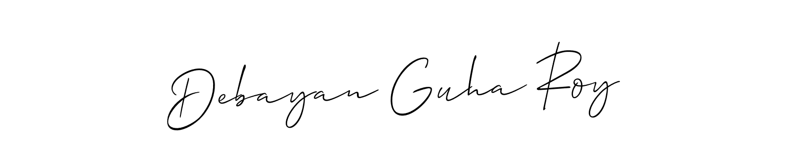 This is the best signature style for the Debayan Guha Roy name. Also you like these signature font (Allison_Script). Mix name signature. Debayan Guha Roy signature style 2 images and pictures png