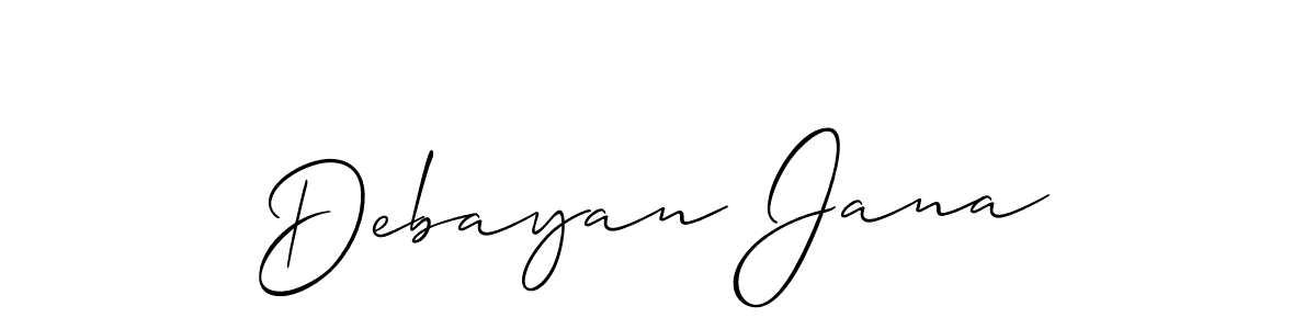 Best and Professional Signature Style for Debayan Jana. Allison_Script Best Signature Style Collection. Debayan Jana signature style 2 images and pictures png