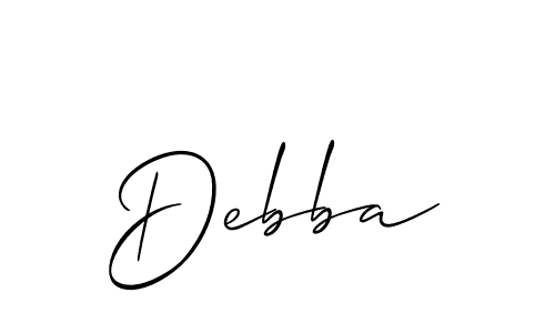 You can use this online signature creator to create a handwritten signature for the name Debba. This is the best online autograph maker. Debba signature style 2 images and pictures png