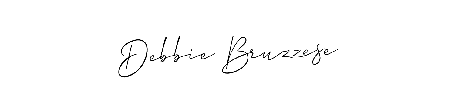 How to make Debbie Bruzzese signature? Allison_Script is a professional autograph style. Create handwritten signature for Debbie Bruzzese name. Debbie Bruzzese signature style 2 images and pictures png