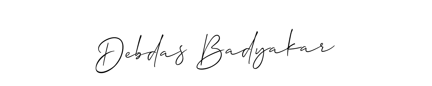 Once you've used our free online signature maker to create your best signature Allison_Script style, it's time to enjoy all of the benefits that Debdas Badyakar name signing documents. Debdas Badyakar signature style 2 images and pictures png