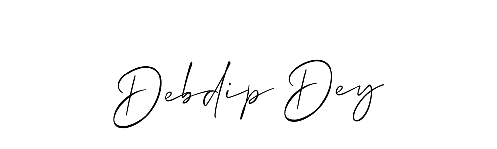 Make a short Debdip Dey signature style. Manage your documents anywhere anytime using Allison_Script. Create and add eSignatures, submit forms, share and send files easily. Debdip Dey signature style 2 images and pictures png