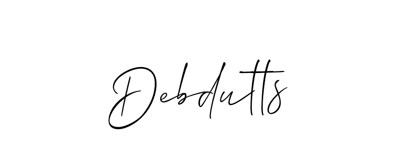 Here are the top 10 professional signature styles for the name Debdutts. These are the best autograph styles you can use for your name. Debdutts signature style 2 images and pictures png