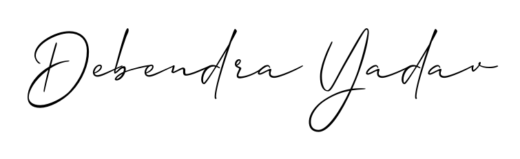 Download transparent PNG signature for name Debendra Yadav styled with Allison_Script font. Ready to paste directly into PDF and Word agreements. Debendra Yadav signature style 2 images and pictures png