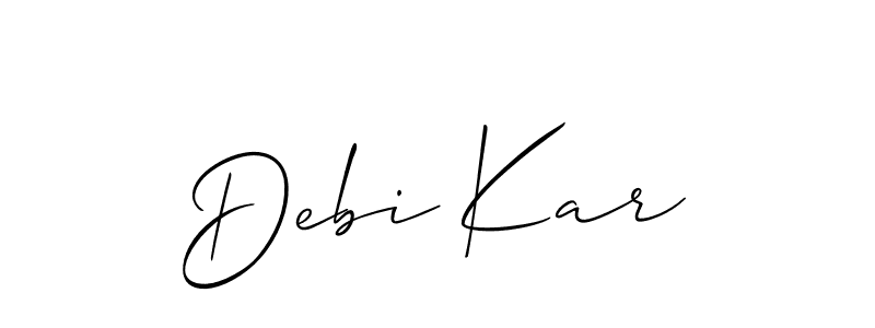 Here are the top 10 professional signature styles for the name Debi Kar. These are the best autograph styles you can use for your name. Debi Kar signature style 2 images and pictures png