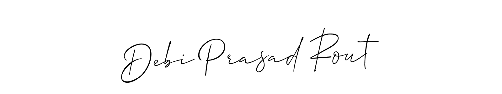 Allison_Script is a professional signature style that is perfect for those who want to add a touch of class to their signature. It is also a great choice for those who want to make their signature more unique. Get Debi Prasad Rout name to fancy signature for free. Debi Prasad Rout signature style 2 images and pictures png