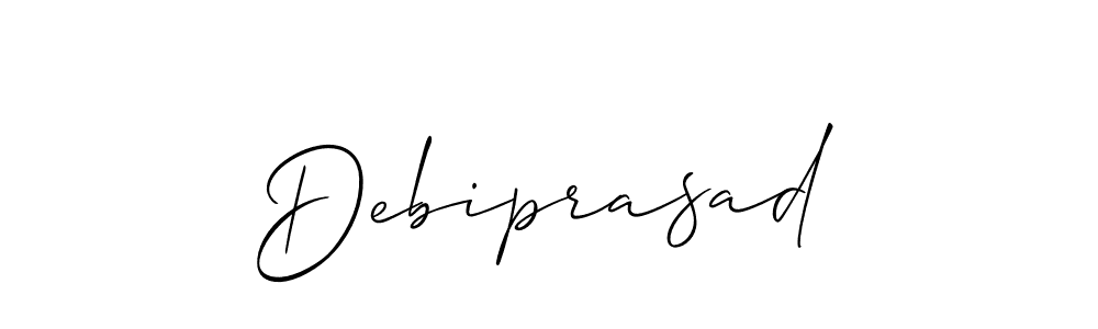 Create a beautiful signature design for name Debiprasad. With this signature (Allison_Script) fonts, you can make a handwritten signature for free. Debiprasad signature style 2 images and pictures png