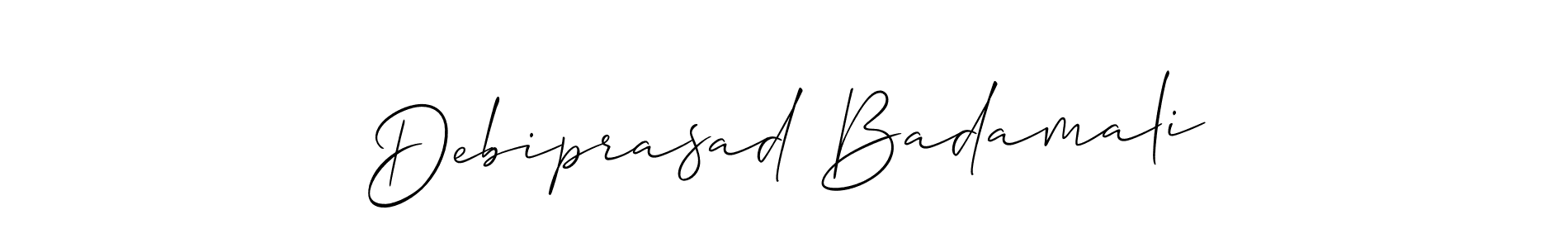 You can use this online signature creator to create a handwritten signature for the name Debiprasad Badamali. This is the best online autograph maker. Debiprasad Badamali signature style 2 images and pictures png