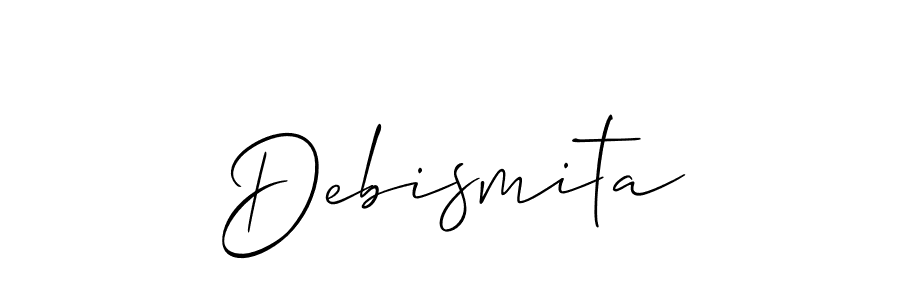 Similarly Allison_Script is the best handwritten signature design. Signature creator online .You can use it as an online autograph creator for name Debismita. Debismita signature style 2 images and pictures png