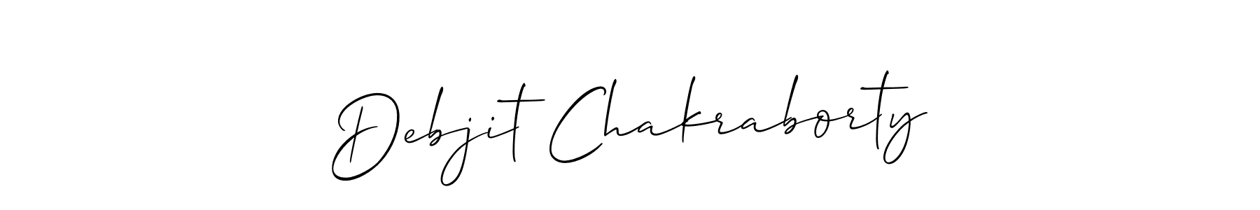 Make a beautiful signature design for name Debjit Chakraborty. Use this online signature maker to create a handwritten signature for free. Debjit Chakraborty signature style 2 images and pictures png