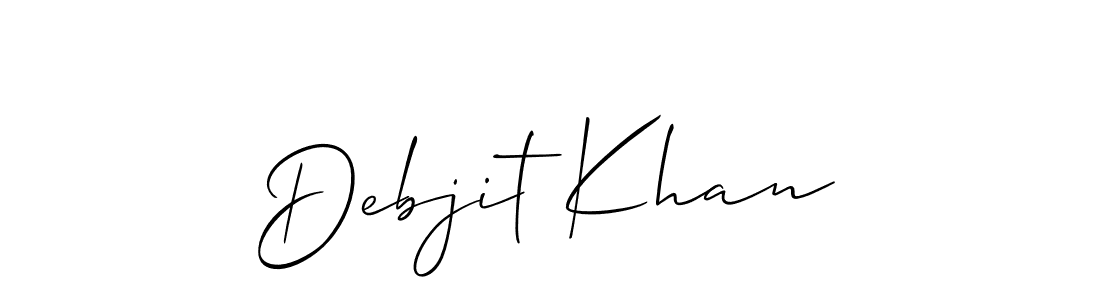 Make a beautiful signature design for name Debjit Khan. Use this online signature maker to create a handwritten signature for free. Debjit Khan signature style 2 images and pictures png