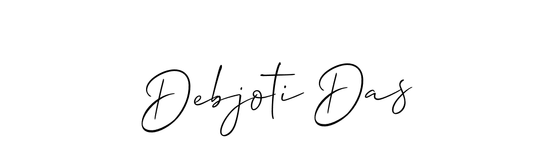 Make a short Debjoti Das signature style. Manage your documents anywhere anytime using Allison_Script. Create and add eSignatures, submit forms, share and send files easily. Debjoti Das signature style 2 images and pictures png