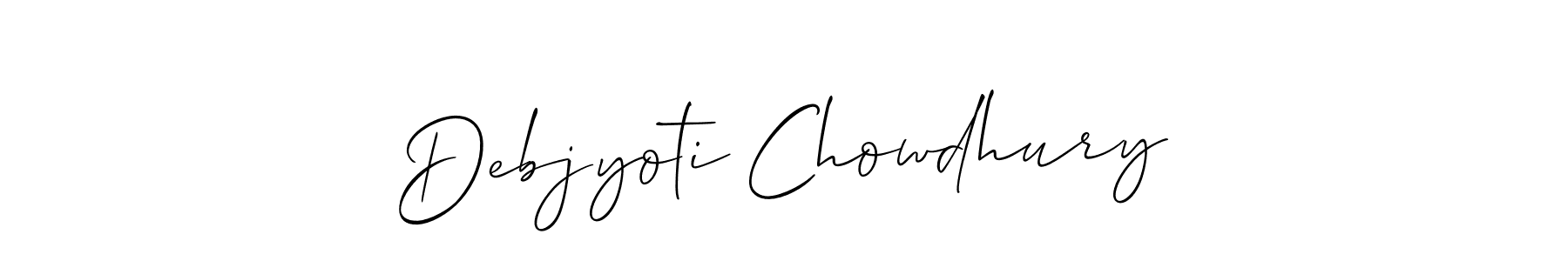 Make a beautiful signature design for name Debjyoti Chowdhury. Use this online signature maker to create a handwritten signature for free. Debjyoti Chowdhury signature style 2 images and pictures png