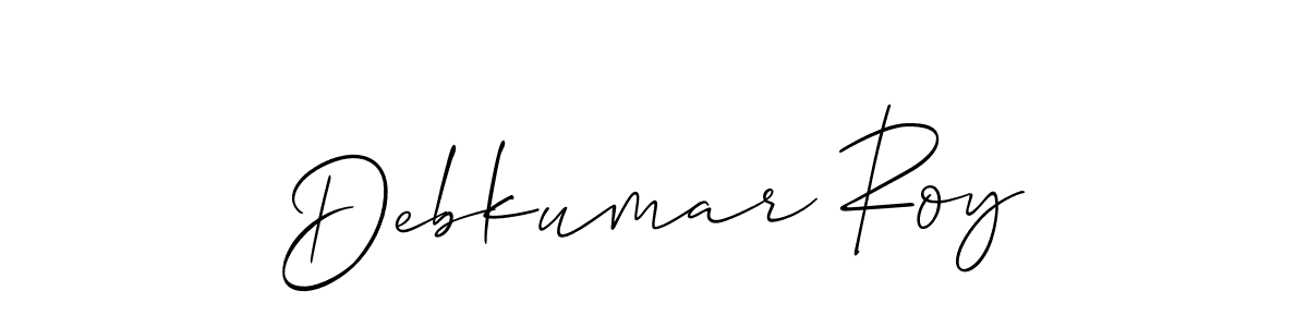 Make a short Debkumar Roy signature style. Manage your documents anywhere anytime using Allison_Script. Create and add eSignatures, submit forms, share and send files easily. Debkumar Roy signature style 2 images and pictures png
