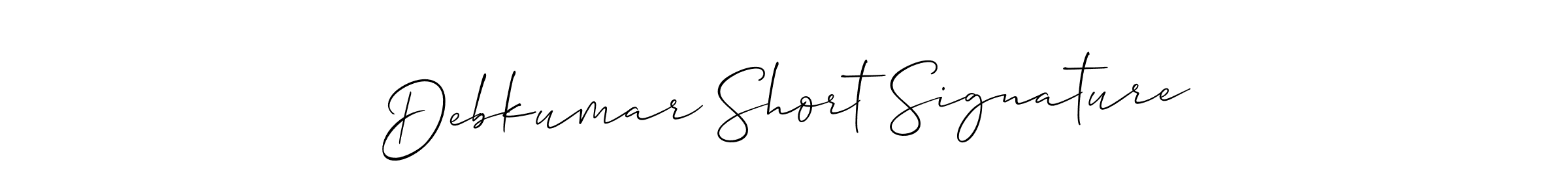 if you are searching for the best signature style for your name Debkumar Short Signature. so please give up your signature search. here we have designed multiple signature styles  using Allison_Script. Debkumar Short Signature signature style 2 images and pictures png