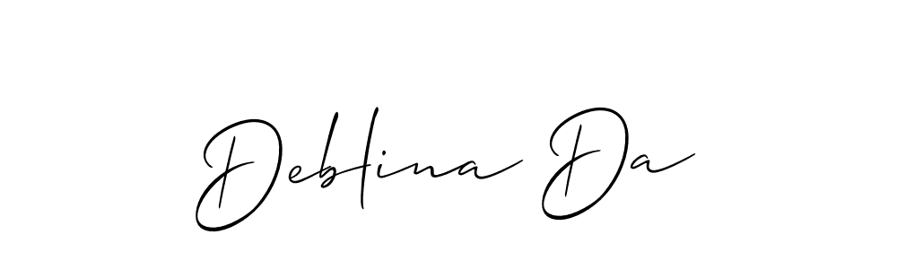 Make a beautiful signature design for name Deblina Da. Use this online signature maker to create a handwritten signature for free. Deblina Da signature style 2 images and pictures png