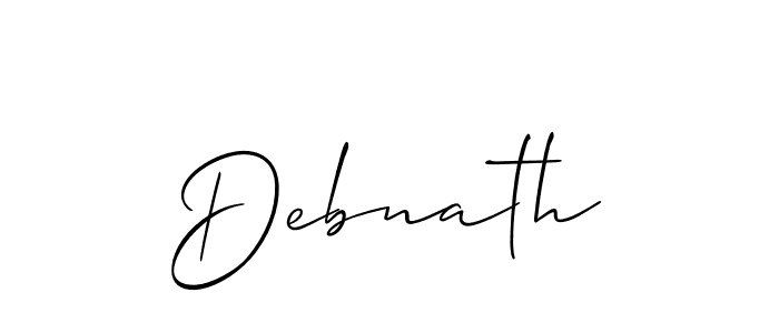 Best and Professional Signature Style for Debnath. Allison_Script Best Signature Style Collection. Debnath signature style 2 images and pictures png