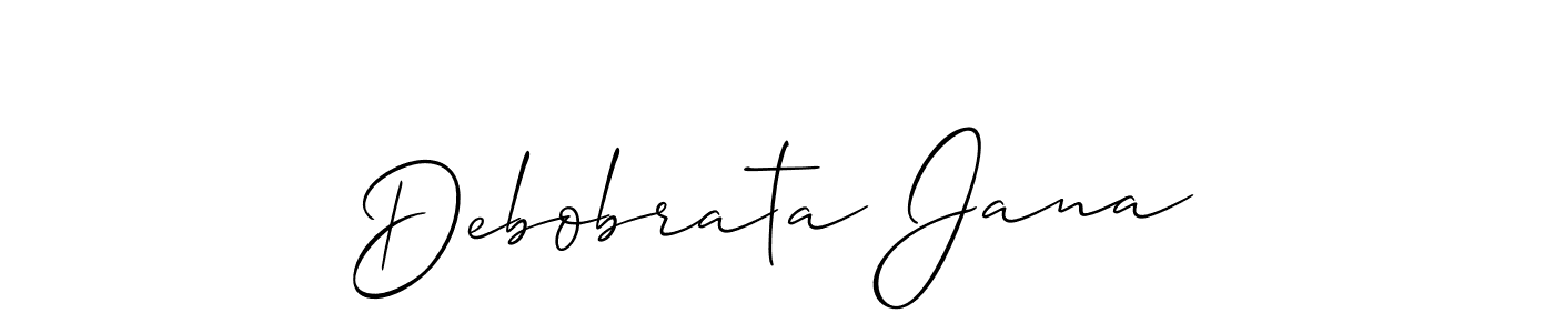 Similarly Allison_Script is the best handwritten signature design. Signature creator online .You can use it as an online autograph creator for name Debobrata Jana. Debobrata Jana signature style 2 images and pictures png