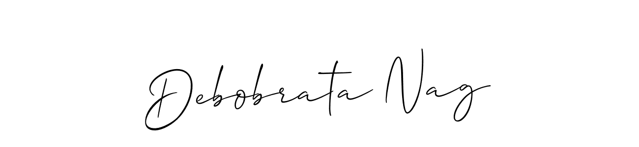 Also You can easily find your signature by using the search form. We will create Debobrata Nag name handwritten signature images for you free of cost using Allison_Script sign style. Debobrata Nag signature style 2 images and pictures png