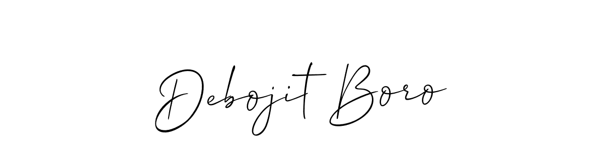 Best and Professional Signature Style for Debojit Boro. Allison_Script Best Signature Style Collection. Debojit Boro signature style 2 images and pictures png