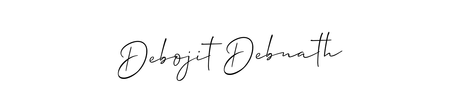 The best way (Allison_Script) to make a short signature is to pick only two or three words in your name. The name Debojit Debnath include a total of six letters. For converting this name. Debojit Debnath signature style 2 images and pictures png