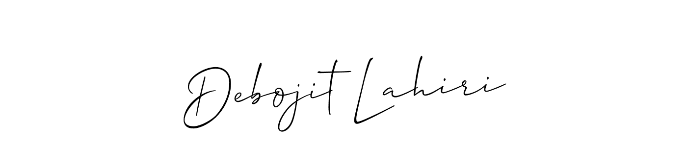 You can use this online signature creator to create a handwritten signature for the name Debojit Lahiri. This is the best online autograph maker. Debojit Lahiri signature style 2 images and pictures png