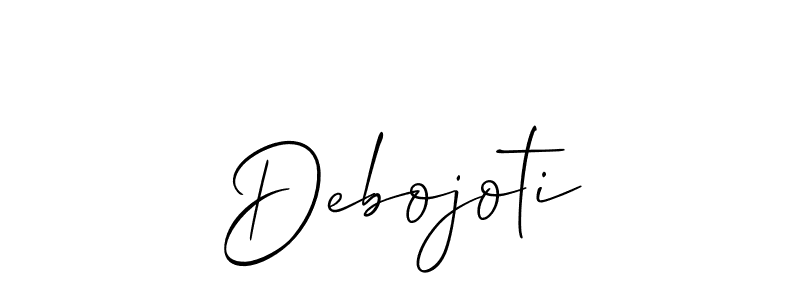Similarly Allison_Script is the best handwritten signature design. Signature creator online .You can use it as an online autograph creator for name Debojoti. Debojoti signature style 2 images and pictures png