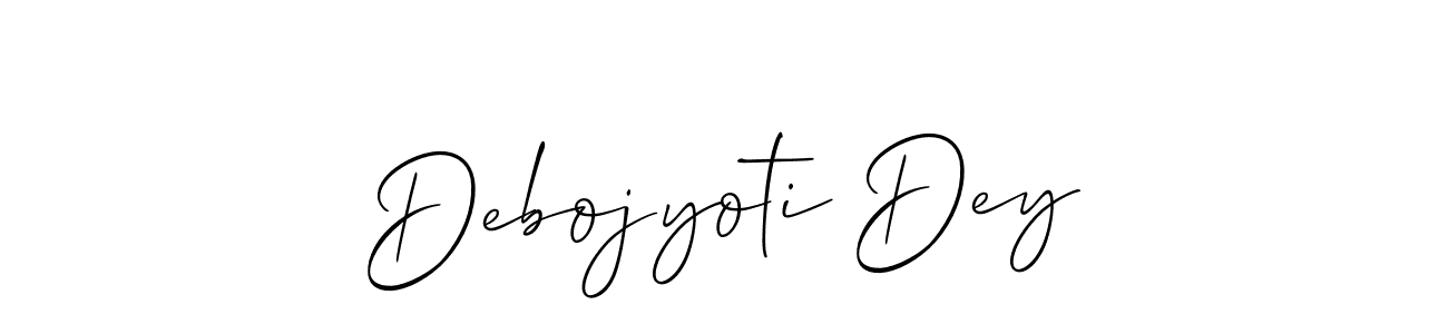 Similarly Allison_Script is the best handwritten signature design. Signature creator online .You can use it as an online autograph creator for name Debojyoti Dey. Debojyoti Dey signature style 2 images and pictures png