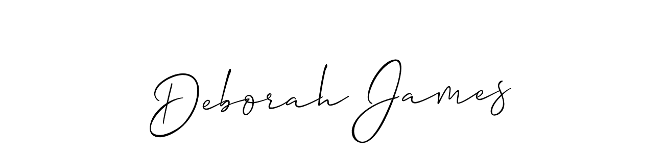 if you are searching for the best signature style for your name Deborah James. so please give up your signature search. here we have designed multiple signature styles  using Allison_Script. Deborah James signature style 2 images and pictures png