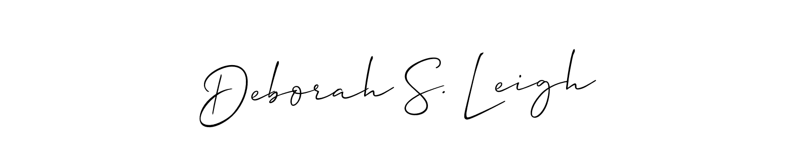 Once you've used our free online signature maker to create your best signature Allison_Script style, it's time to enjoy all of the benefits that Deborah S. Leigh name signing documents. Deborah S. Leigh signature style 2 images and pictures png