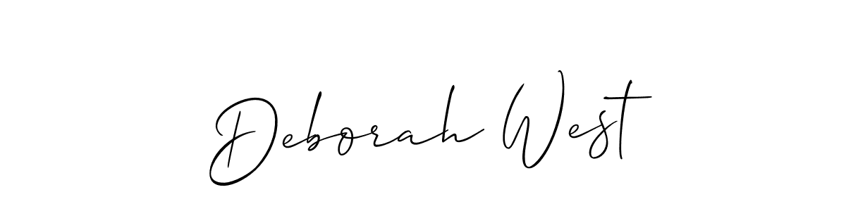 See photos of Deborah West official signature by Spectra . Check more albums & portfolios. Read reviews & check more about Allison_Script font. Deborah West signature style 2 images and pictures png
