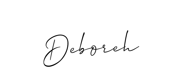 Also we have Deboreh name is the best signature style. Create professional handwritten signature collection using Allison_Script autograph style. Deboreh signature style 2 images and pictures png