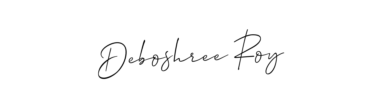 Once you've used our free online signature maker to create your best signature Allison_Script style, it's time to enjoy all of the benefits that Deboshree Roy name signing documents. Deboshree Roy signature style 2 images and pictures png