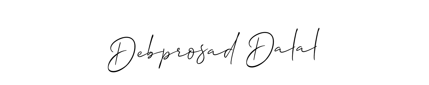 Make a beautiful signature design for name Debprosad Dalal. Use this online signature maker to create a handwritten signature for free. Debprosad Dalal signature style 2 images and pictures png