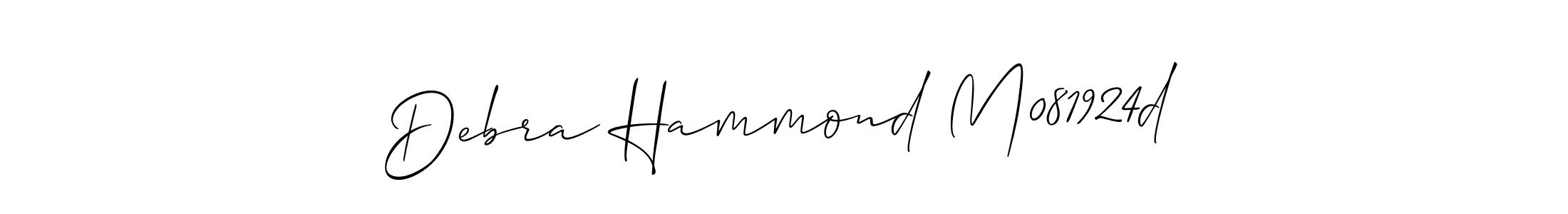 Debra Hammond M081924d stylish signature style. Best Handwritten Sign (Allison_Script) for my name. Handwritten Signature Collection Ideas for my name Debra Hammond M081924d. Debra Hammond M081924d signature style 2 images and pictures png