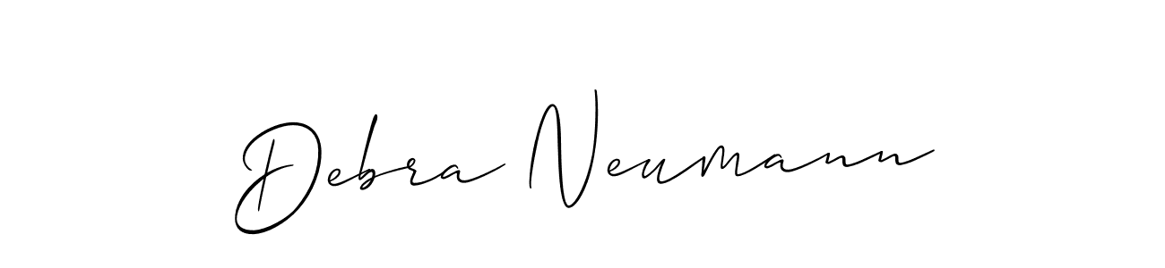 Use a signature maker to create a handwritten signature online. With this signature software, you can design (Allison_Script) your own signature for name Debra Neumann. Debra Neumann signature style 2 images and pictures png