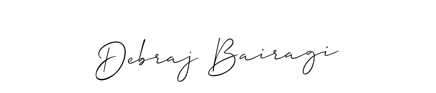 It looks lik you need a new signature style for name Debraj Bairagi. Design unique handwritten (Allison_Script) signature with our free signature maker in just a few clicks. Debraj Bairagi signature style 2 images and pictures png