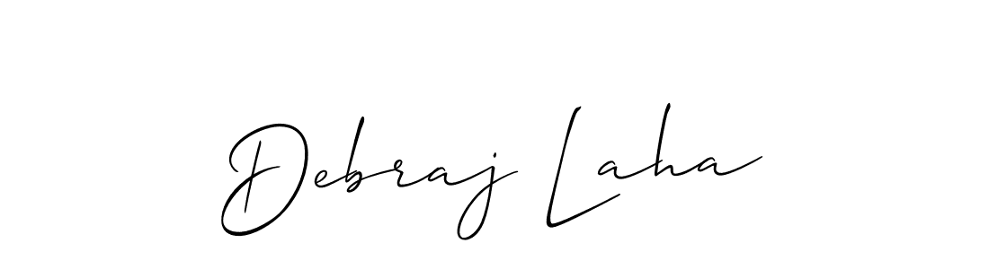 It looks lik you need a new signature style for name Debraj Laha. Design unique handwritten (Allison_Script) signature with our free signature maker in just a few clicks. Debraj Laha signature style 2 images and pictures png