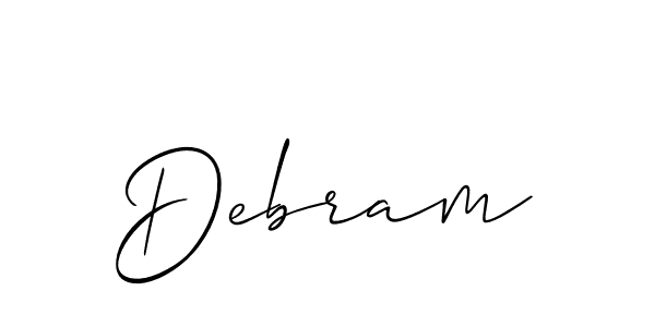 Also we have Debram name is the best signature style. Create professional handwritten signature collection using Allison_Script autograph style. Debram signature style 2 images and pictures png