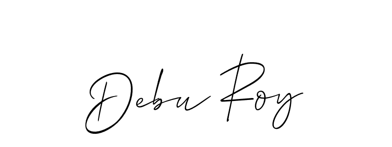 This is the best signature style for the Debu Roy name. Also you like these signature font (Allison_Script). Mix name signature. Debu Roy signature style 2 images and pictures png